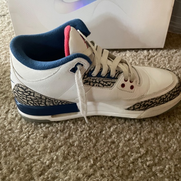 Air Jordan 3 Retro OG BG. True Blue - Picture 4 of 9